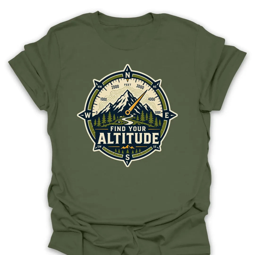 T-Shirt Military Green / S Find Your Altitude T-Shirt