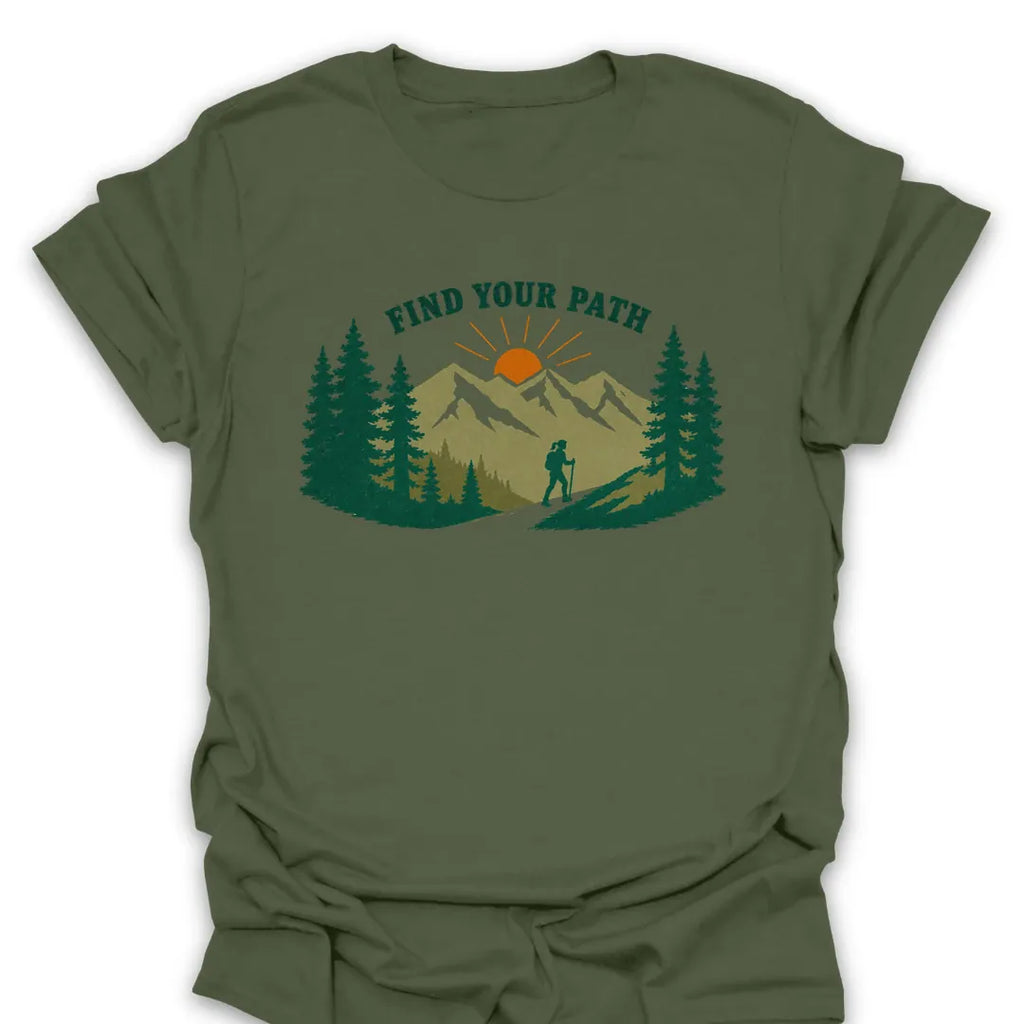 T-Shirt Military Green / S Find Your Path T-Shirt