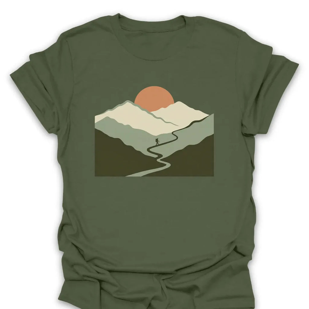 T-Shirt Military Green / S Follow the Trail T-Shirt
