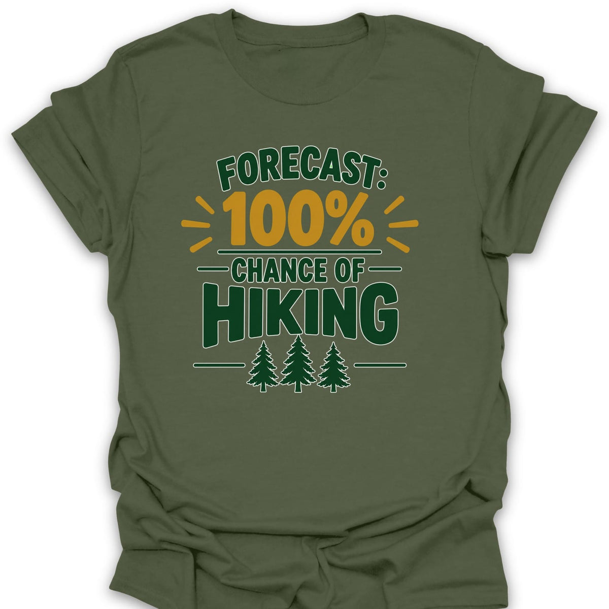 T-Shirt Military Green / S Forecast Hiking