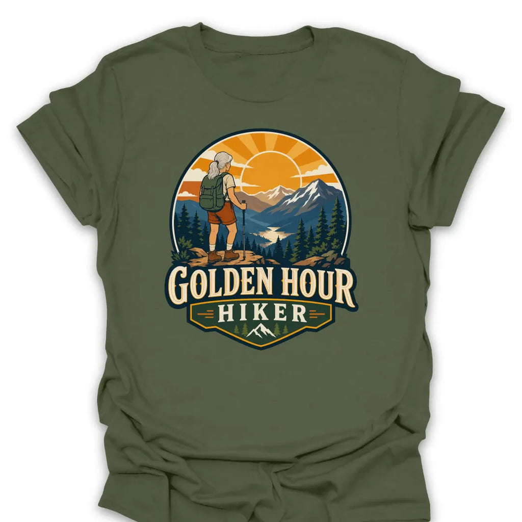T-Shirt Military Green / S Golden Hour Hiker
