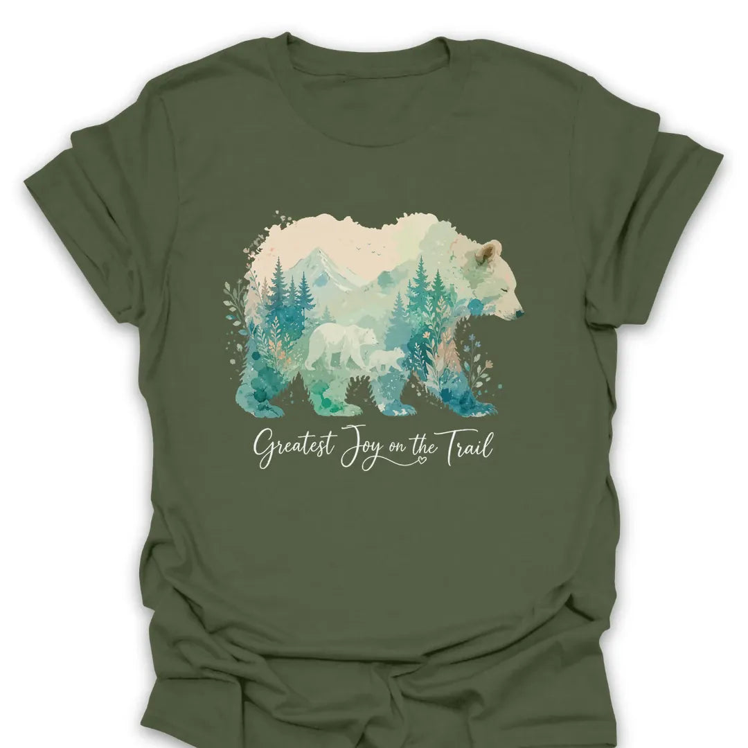 T-Shirt Military Green / S Greatest Joy on the Trail T-Shirt