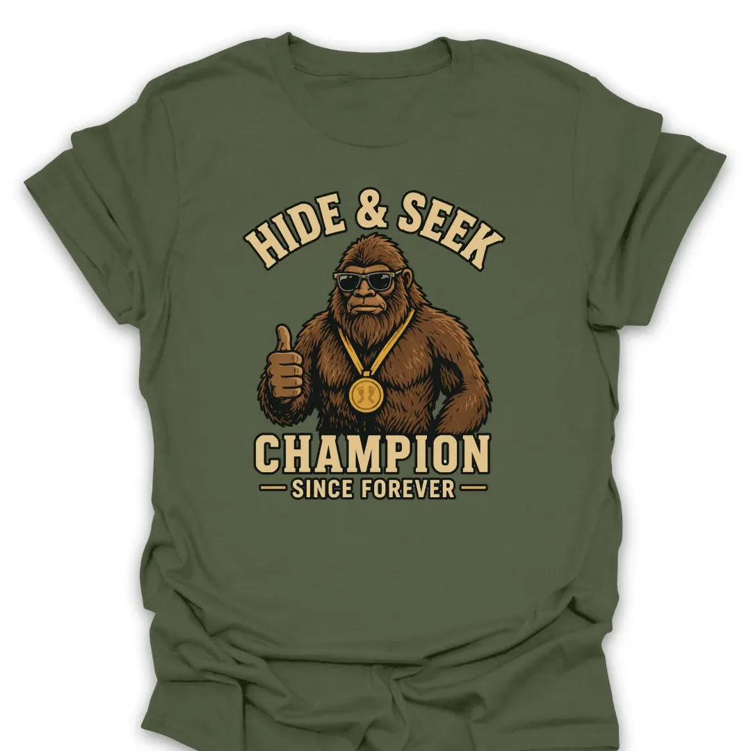 T-Shirt Military Green / S Hide & Seek Champion Forever T-Shirt