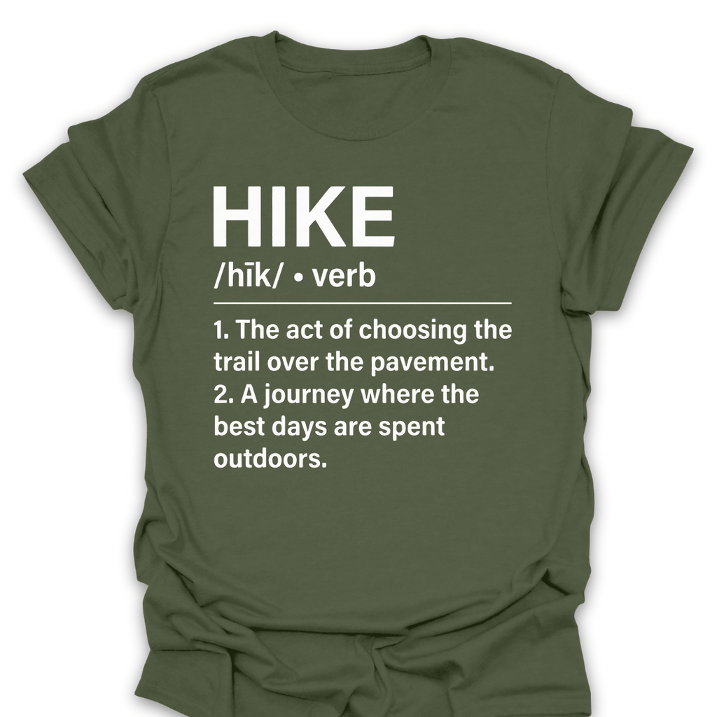 T-Shirt Military Green / S Hike Definition Tee