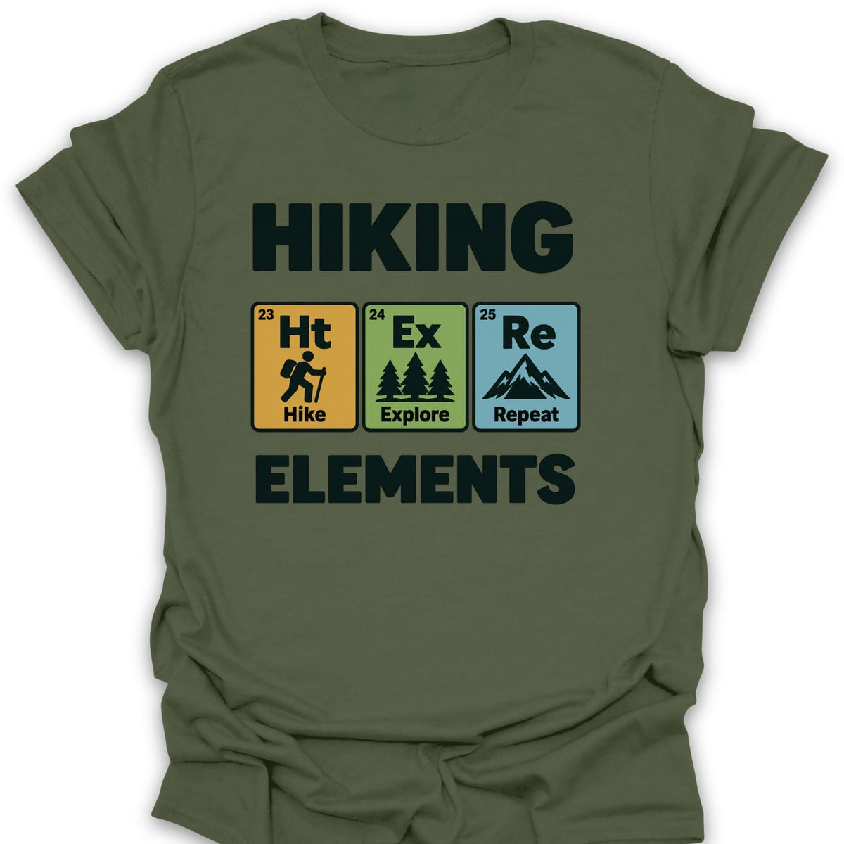 T-Shirt Military Green / S Hiking Elements