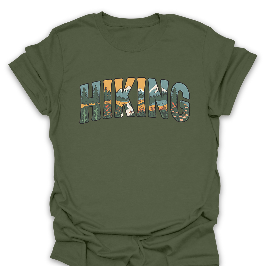 T-Shirt Military Green / S Hiking T-Shirt