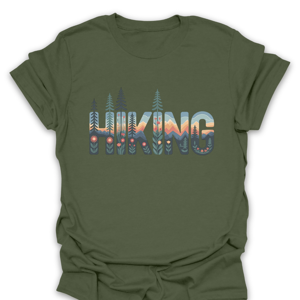 T-Shirt Military Green / S Hiking T-Shirt