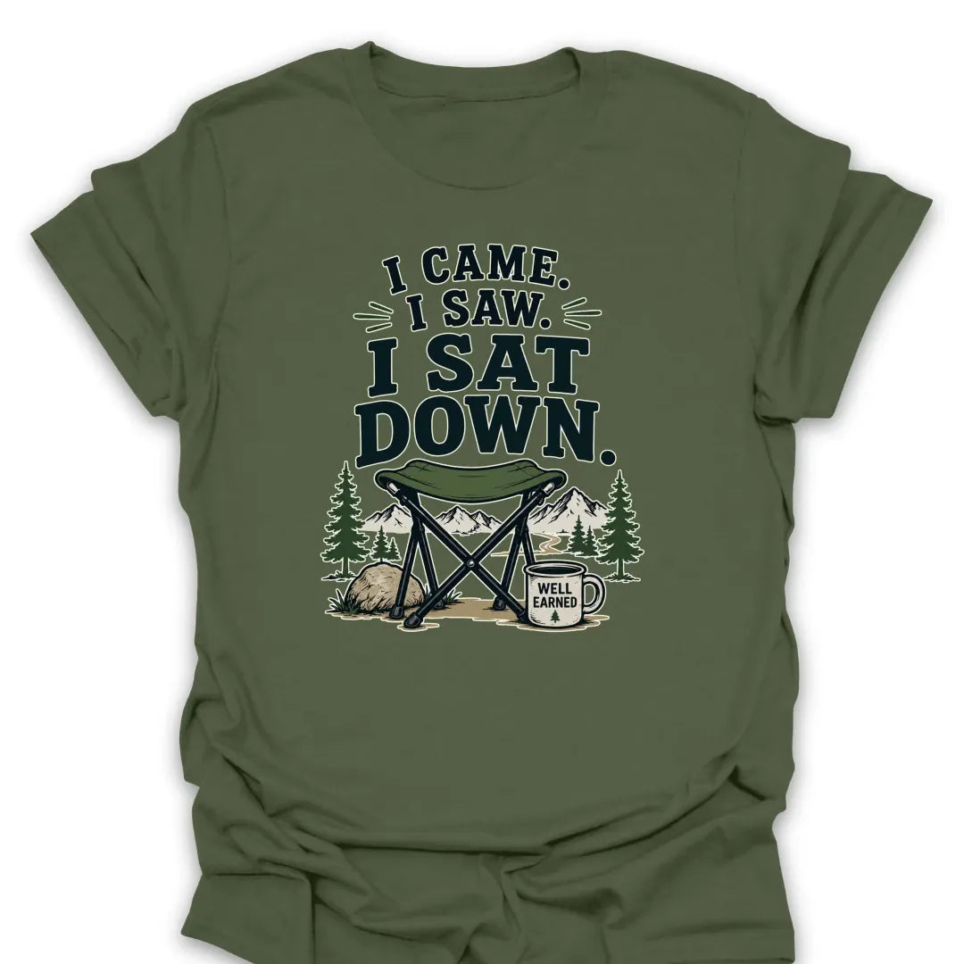 T-Shirt Military Green / S I Came. I Saw