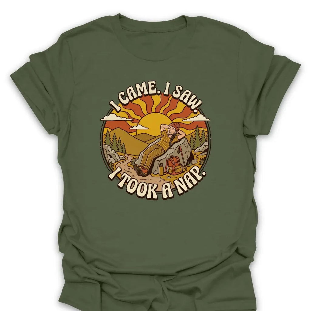 T-Shirt Military Green / S I Came I Saw T-Shirt