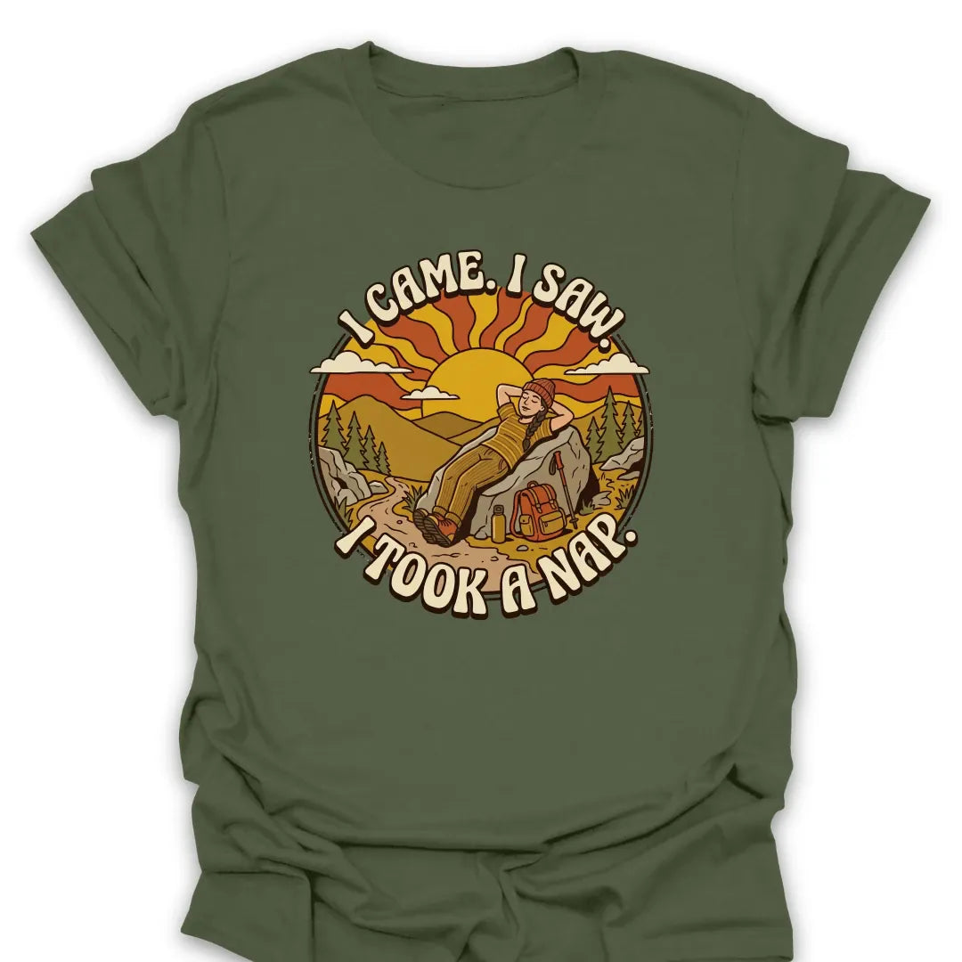 T-Shirt Military Green / S I Came I Saw T-Shirt