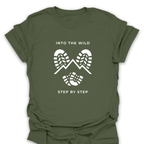 T-Shirt Military Green / S Into the Wild Step By Step T-Shirt