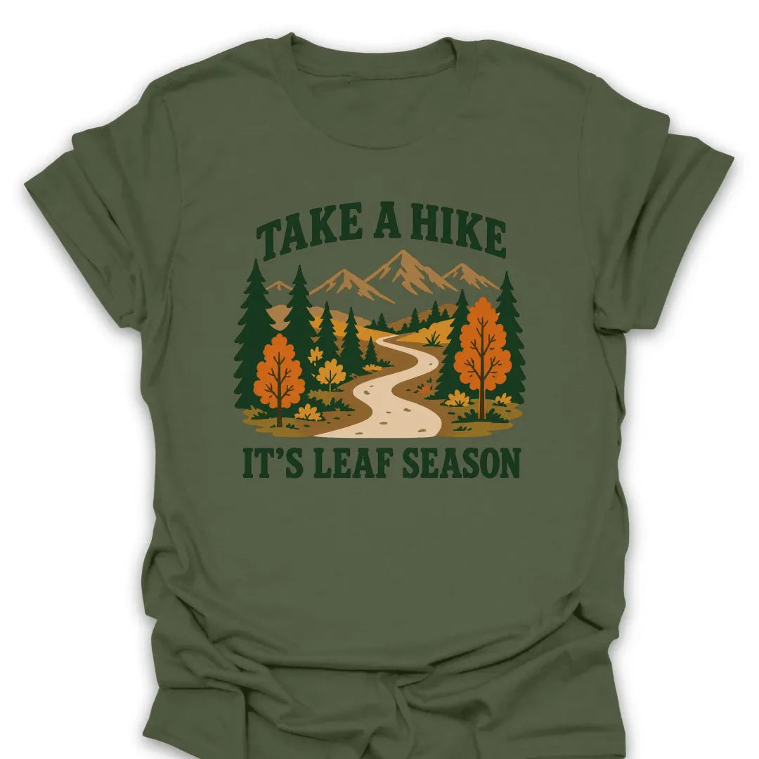 T-Shirt Military Green / S It's Leaf Season