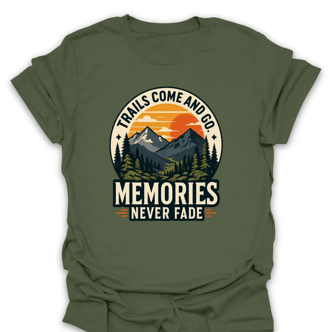 T-Shirt Military Green / S Memories Never Fade T-Shirt