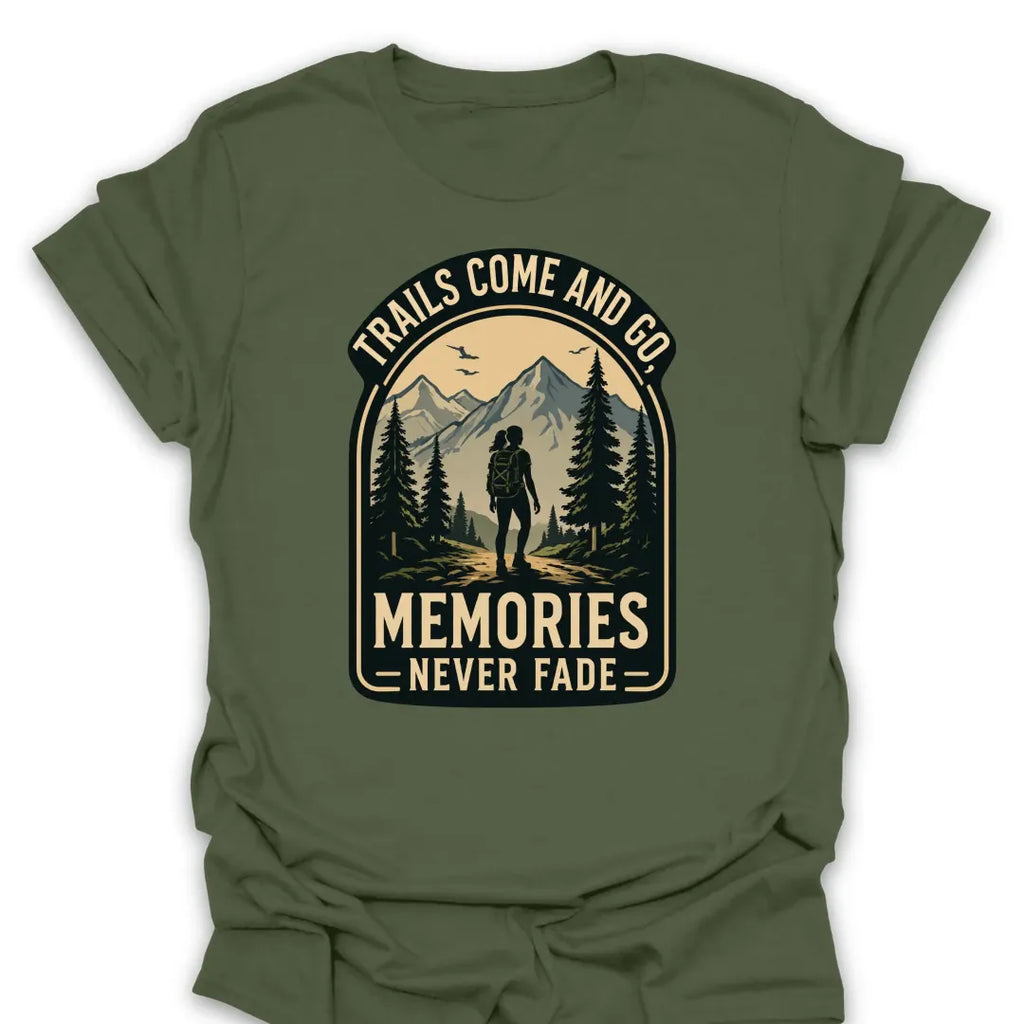 T-Shirt Military Green / S Memories Never Fade Trail T-Shirt
