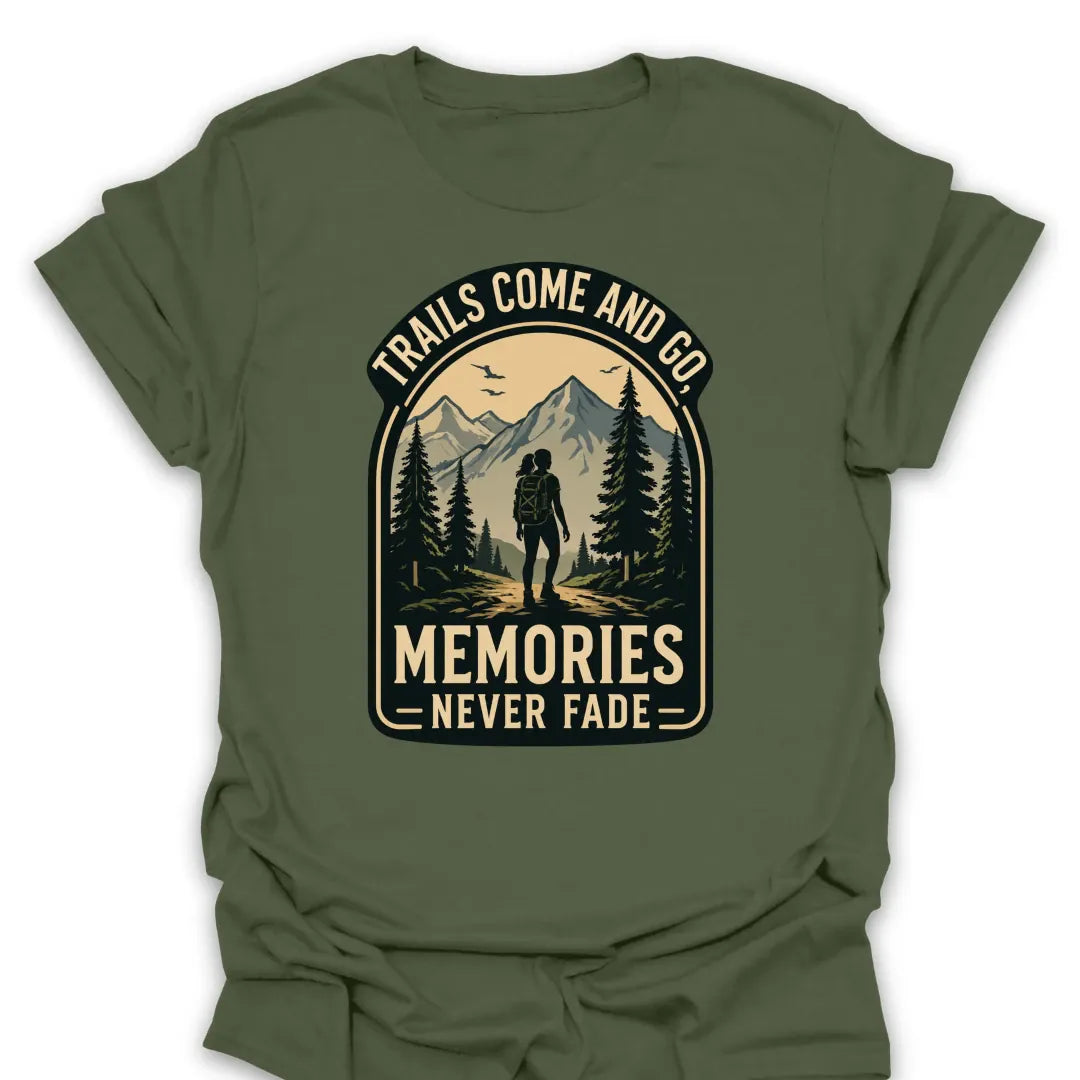 T-Shirt Military Green / S Memories Never Fade Trail T-Shirt