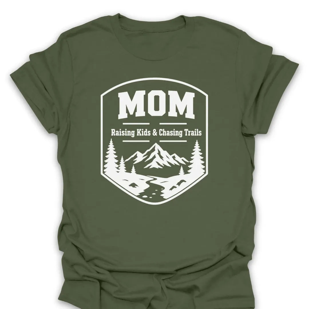 T-Shirt Military Green / S MOM Kids & Trails