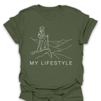 T-Shirt Military Green / S My Lifestyle Hiking Tee