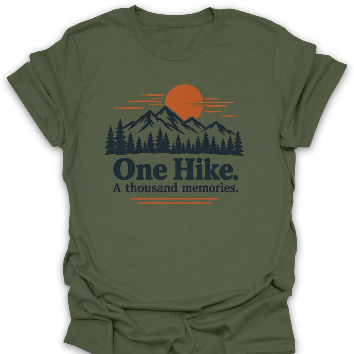T-Shirt Military Green / S One Hike