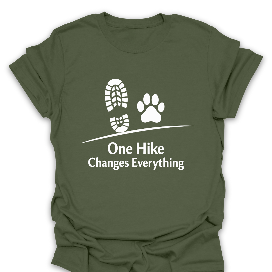 T-Shirt Military Green / S One Hike Changes Everything T-Shirt