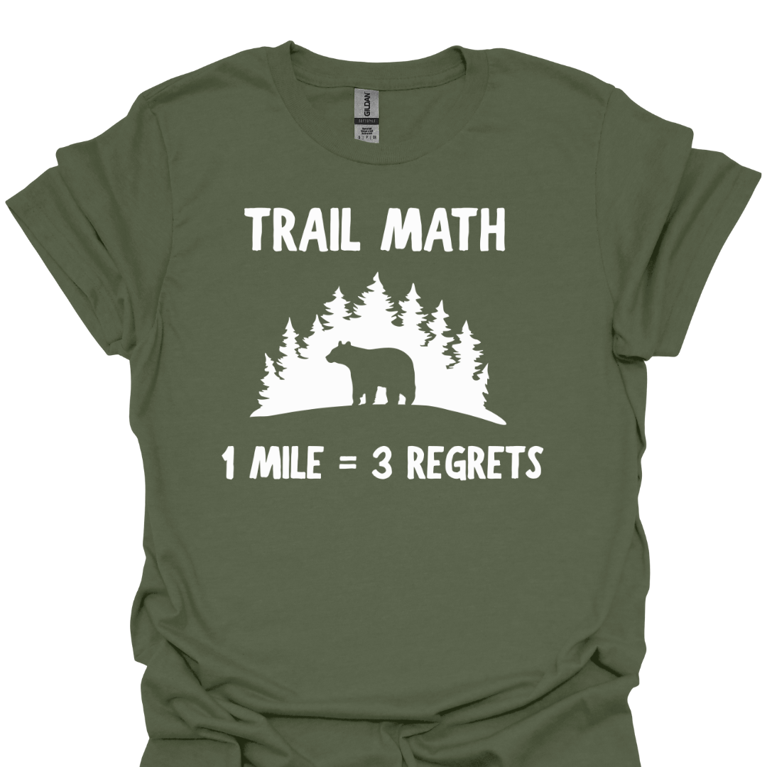T-Shirt Military Green / S One Mile Three Regrets T-Shirt