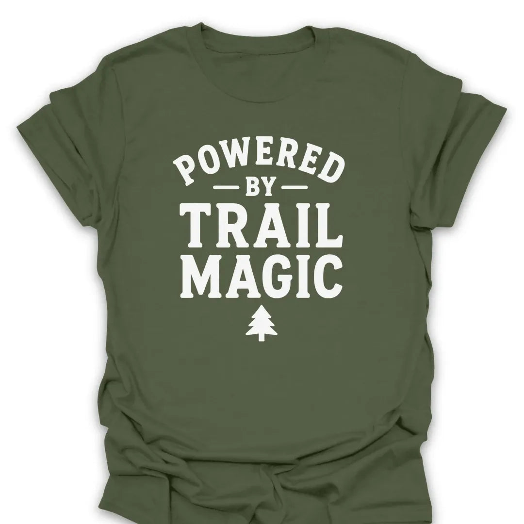 T-Shirt Military Green / S Powered By Trail Magic T-Shirt
