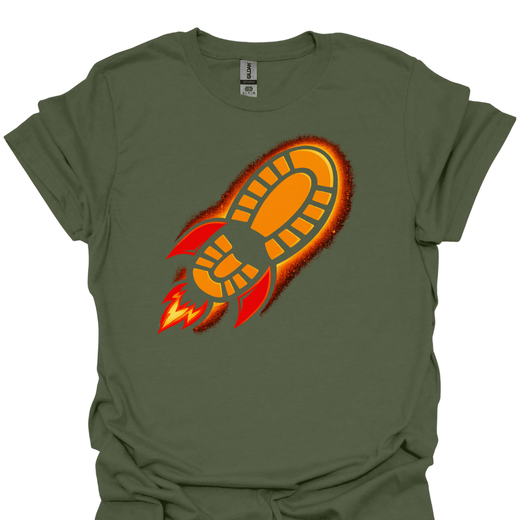 T-Shirt Military Green / S Rocket Boot Trailblazer T-Shirt