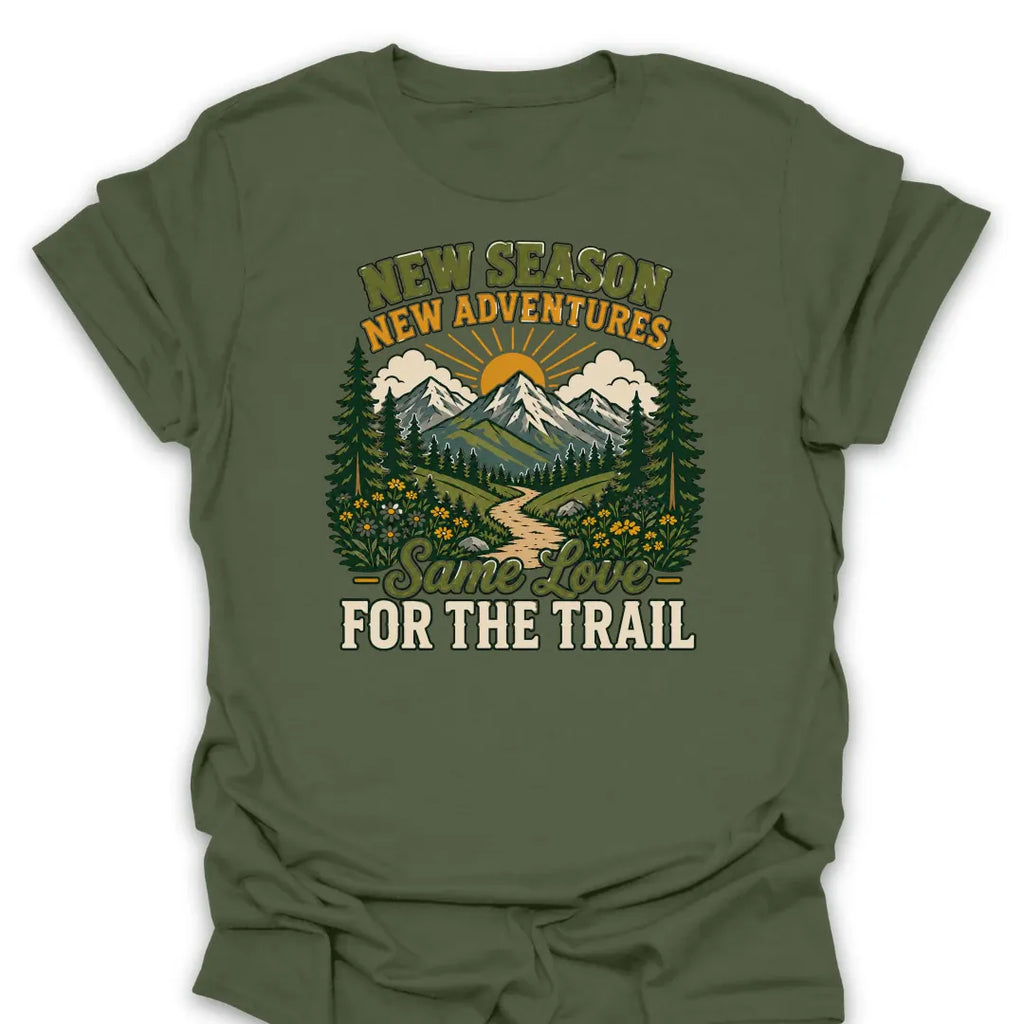 T-Shirt Military Green / S Same Love For The Trail