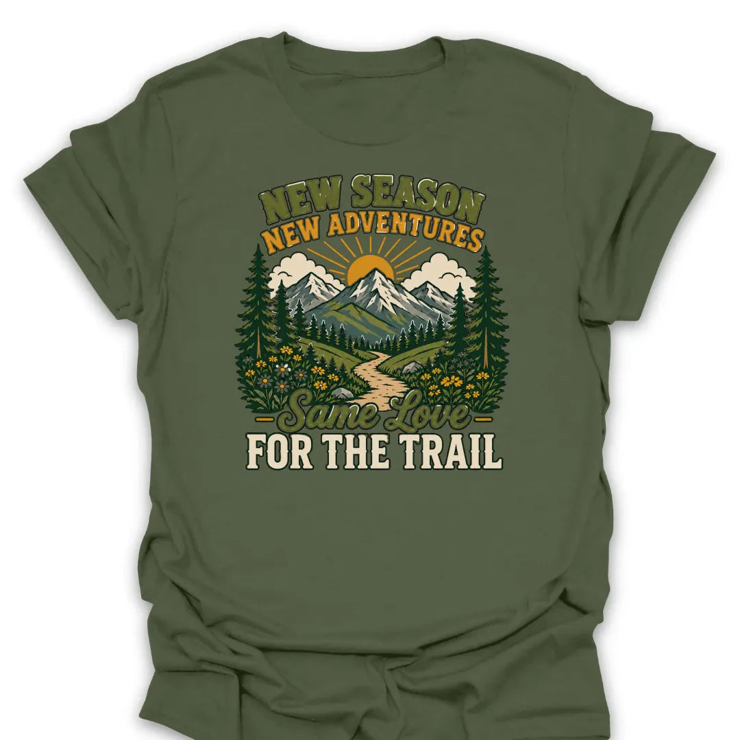 T-Shirt Military Green / S Same Love For The Trail