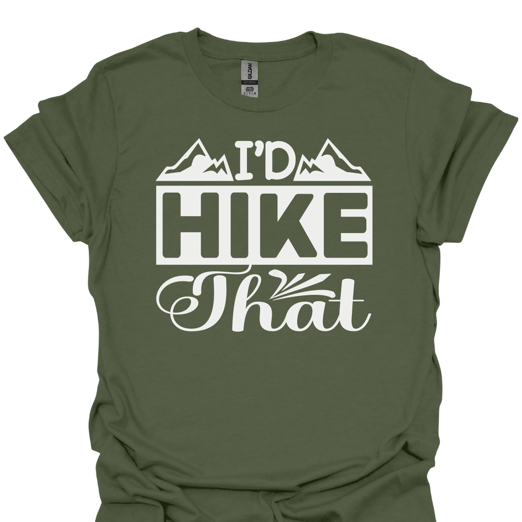 T-Shirt Military Green / S Stay Wild. Hike Free. 🥾