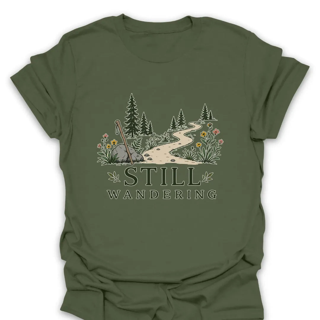 T-Shirt Military Green / S Still Wandering