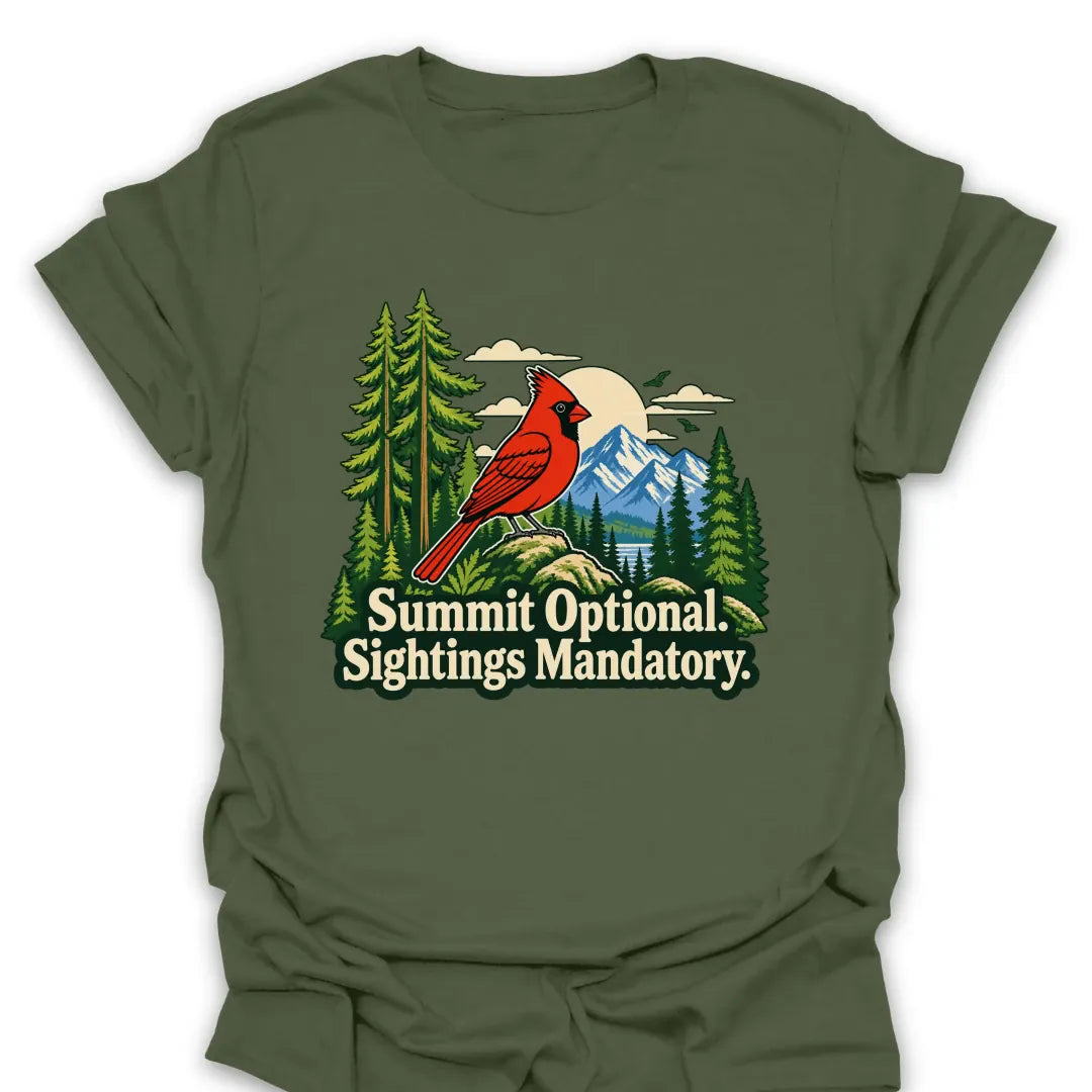 T-Shirt Military Green / S Summit Optional Cardinal Mandatory