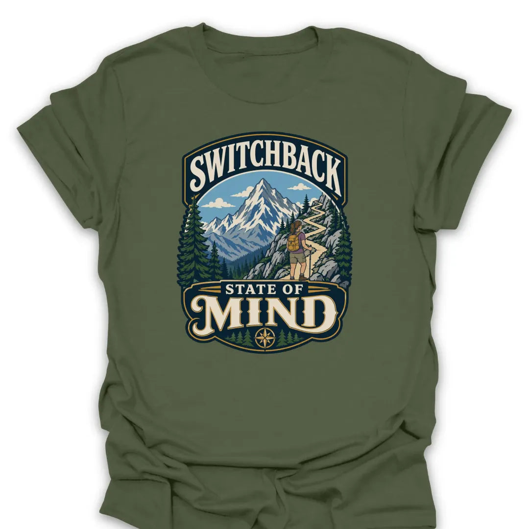 T-Shirt Military Green / S Switchback State Of Mind