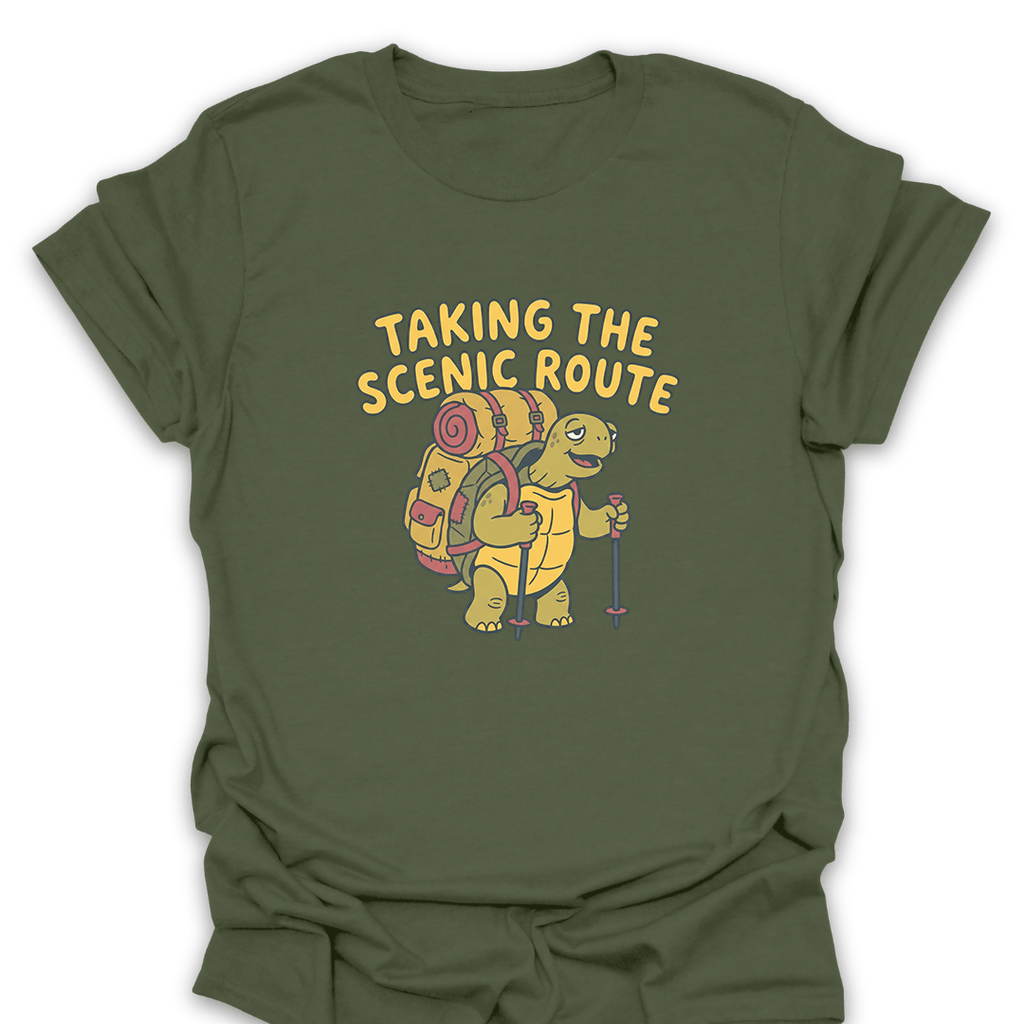 T-Shirt Military Green / S Taking the Scenic Route T-Shirt