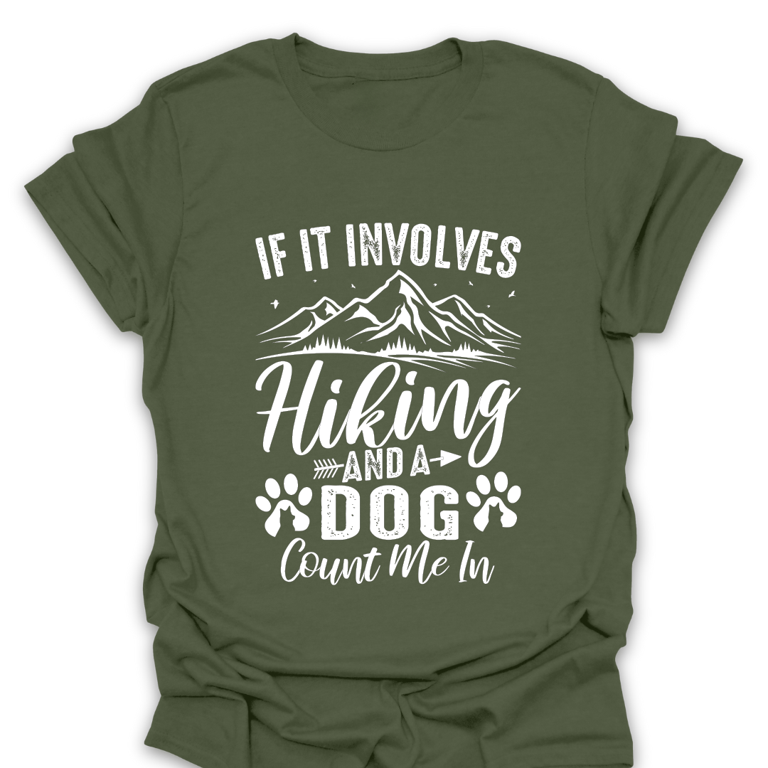 T-Shirt Military Green / S Trail Dog Life T-Shirt
