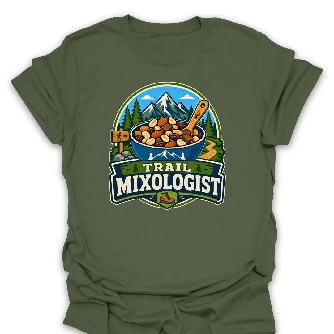 T-Shirt Military Green / S Trail Mixologist T-Shirt
