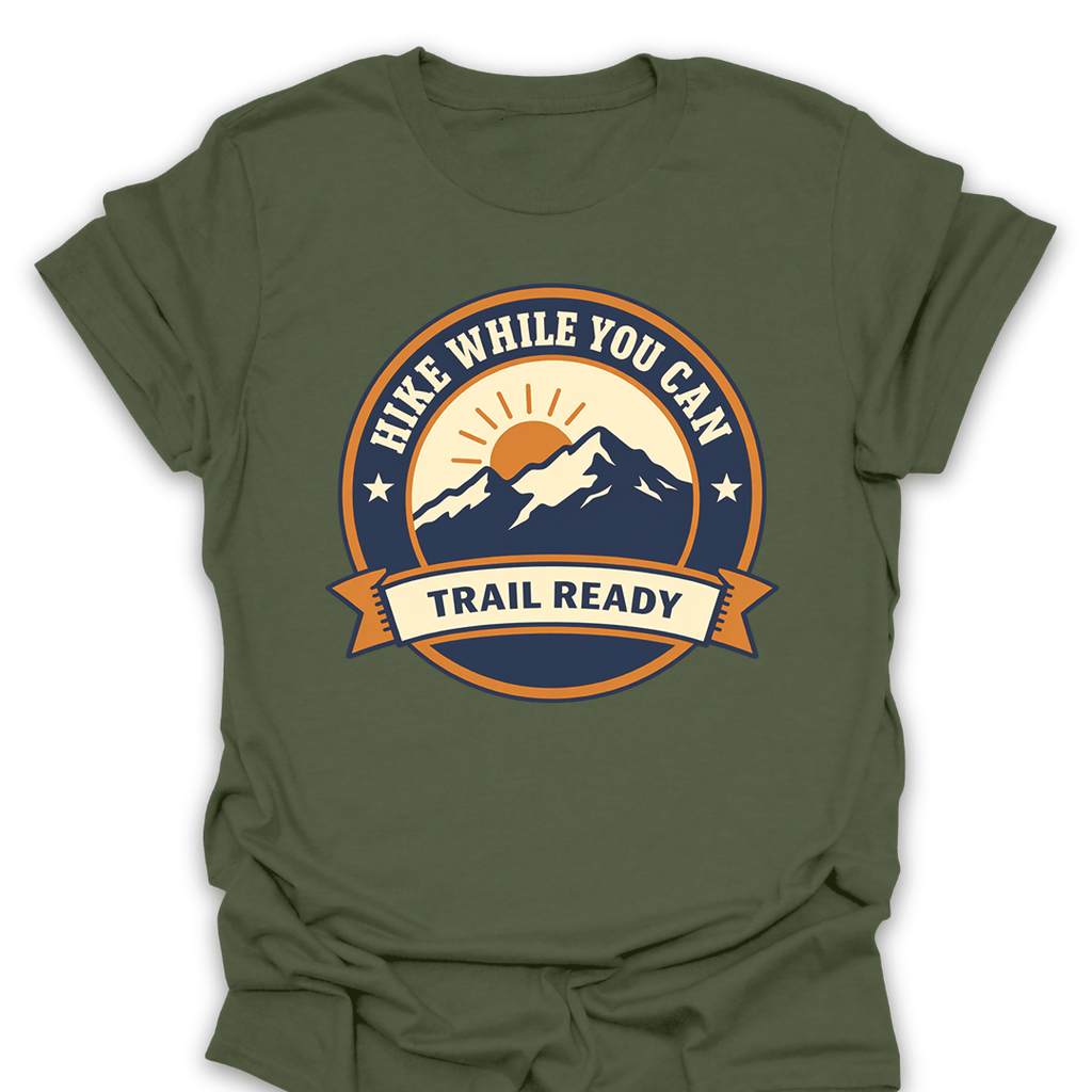 T-Shirt Military Green / S Trail Ready Badge Tee