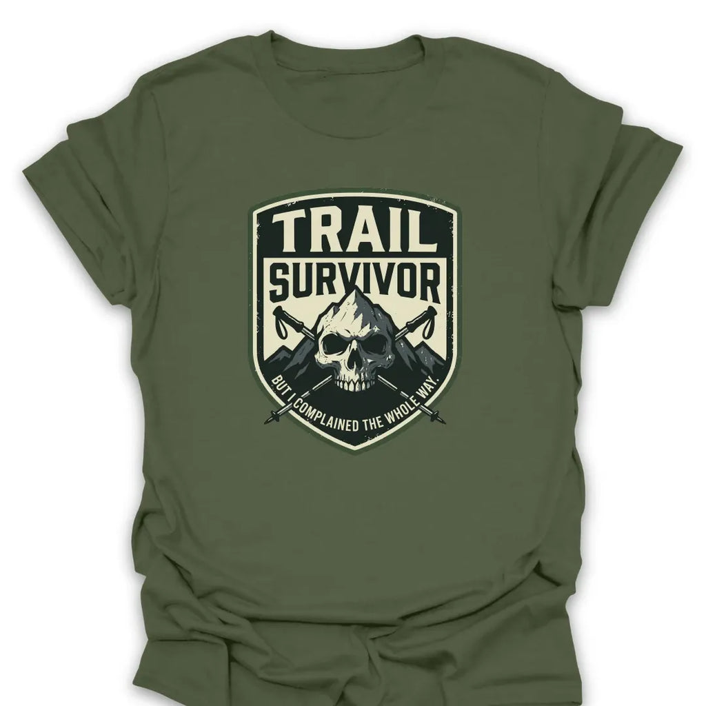 T-Shirt Military Green / S Trail Survivor T-Shirt