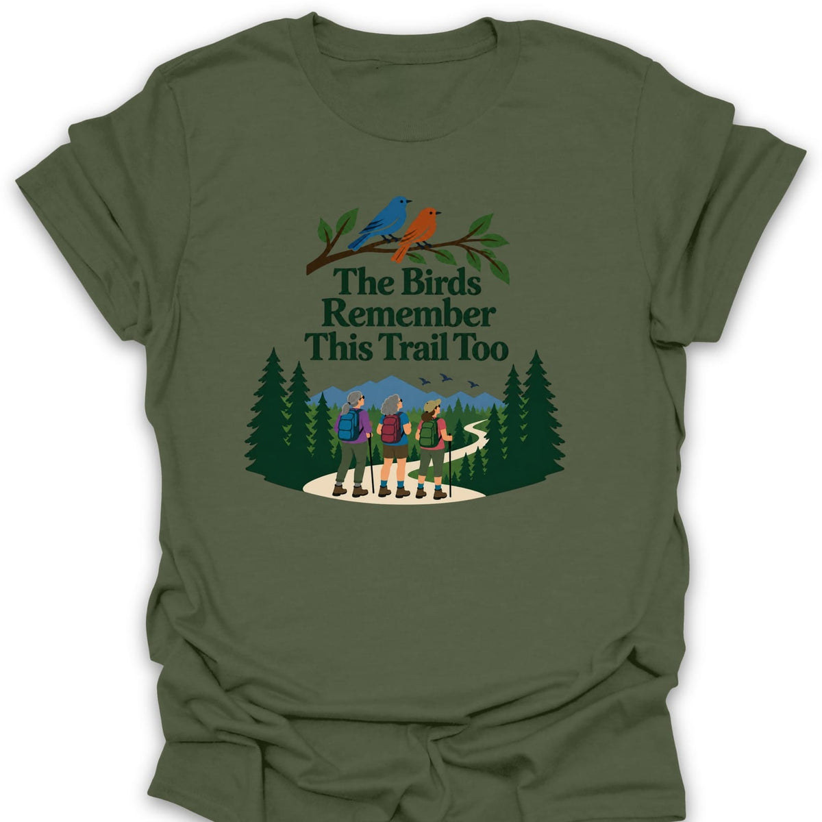 T-Shirt Military Green / S Trail Talk