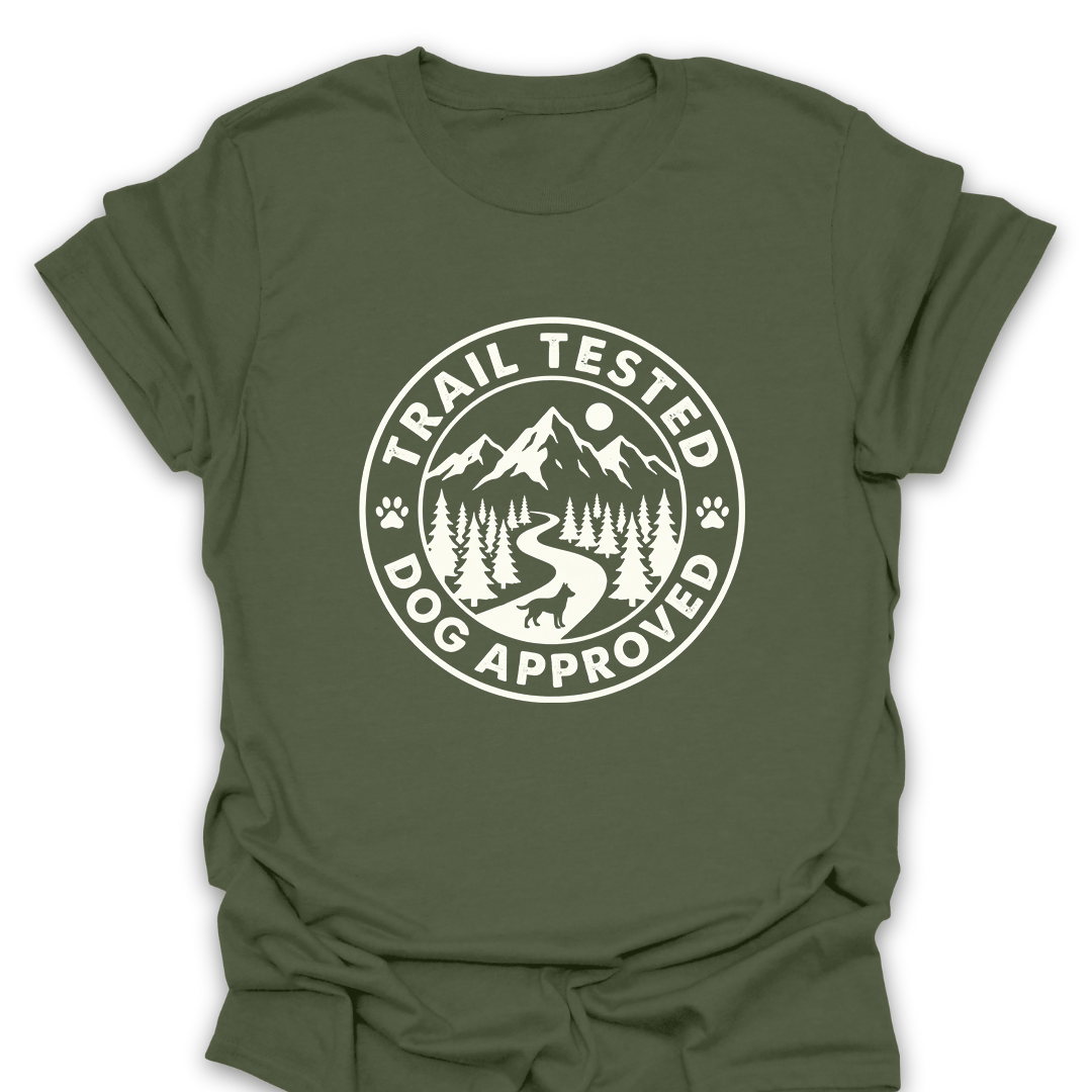 T-Shirt Military Green / S Trail Tested Dog Approved T-Shirt