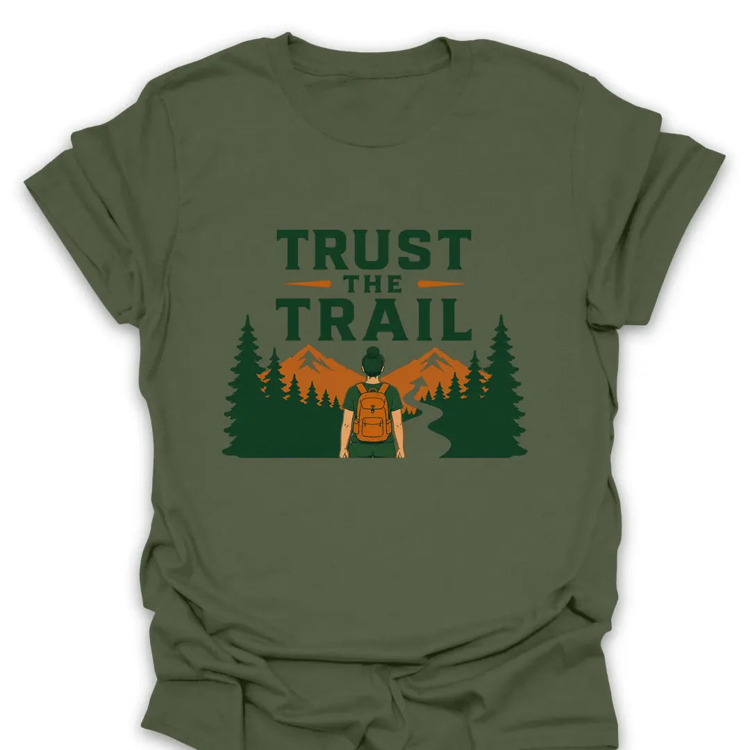 T-Shirt Military Green / S Trust The Trail T-Shirt