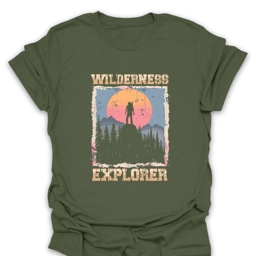 T-Shirt Military Green / S Wilderness Explorer T-Shirt