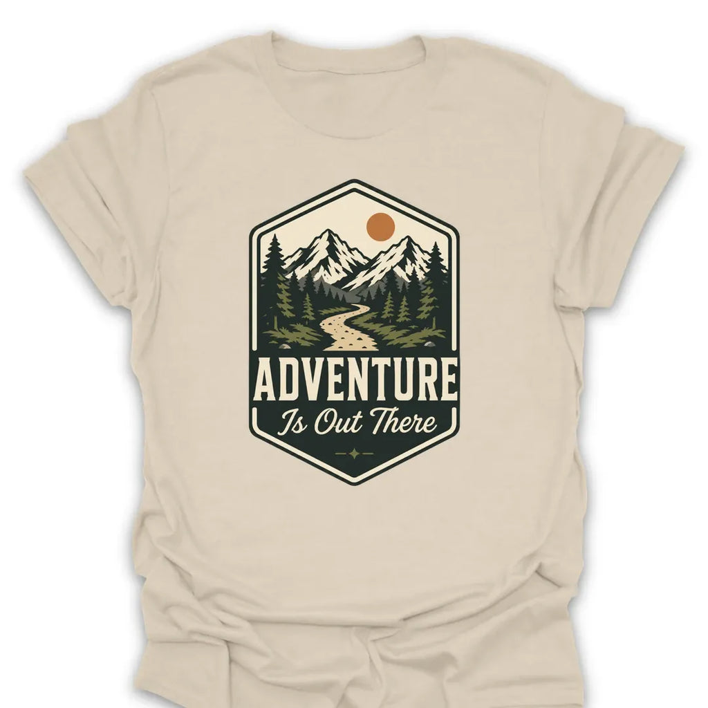 T-Shirt Natural / S Adventure Is Out There T-Shirt