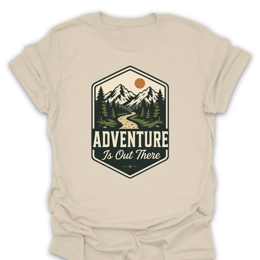 T-Shirt Natural / S Adventure Is Out There T-Shirt