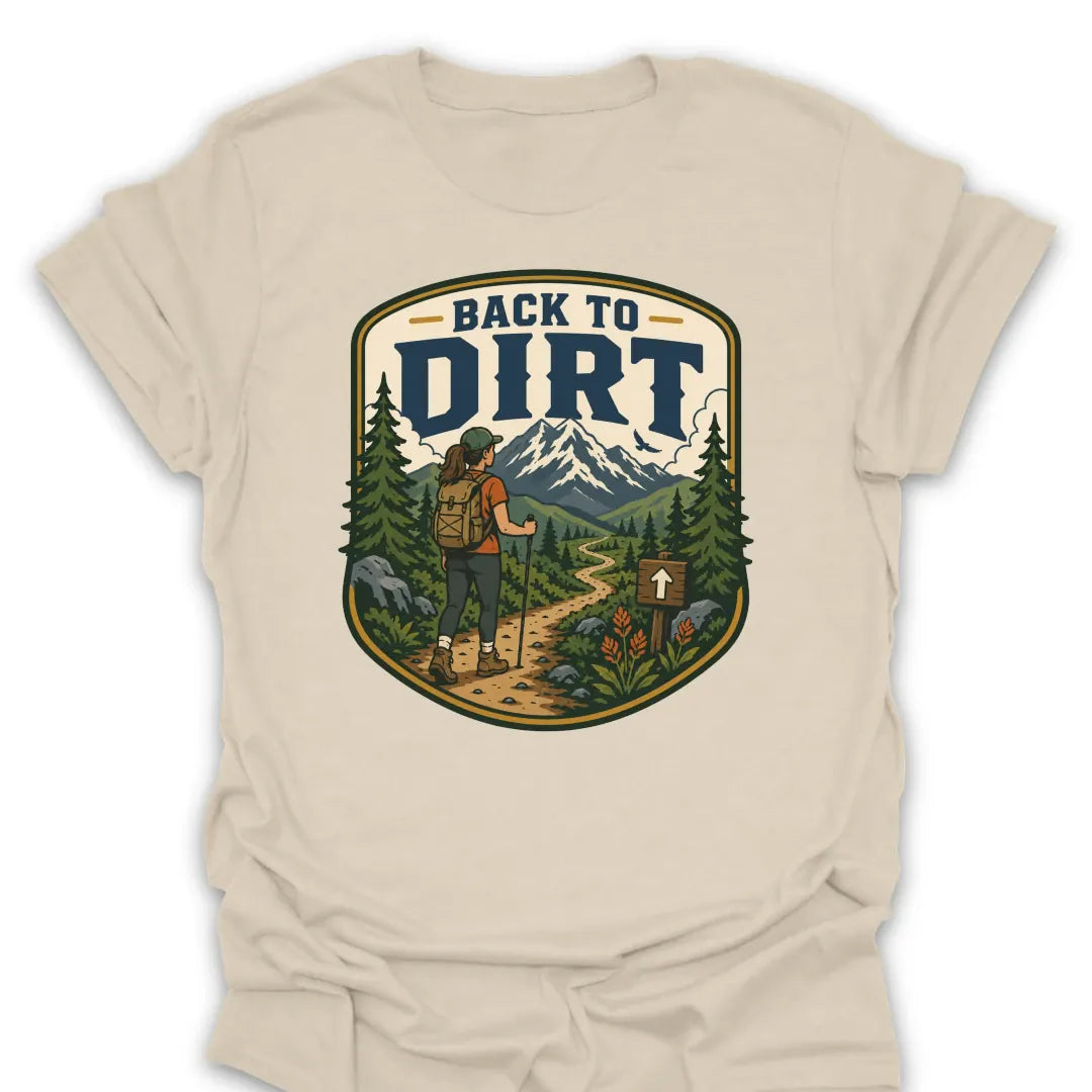 T-Shirt Natural / S Back To Dirt Hiker