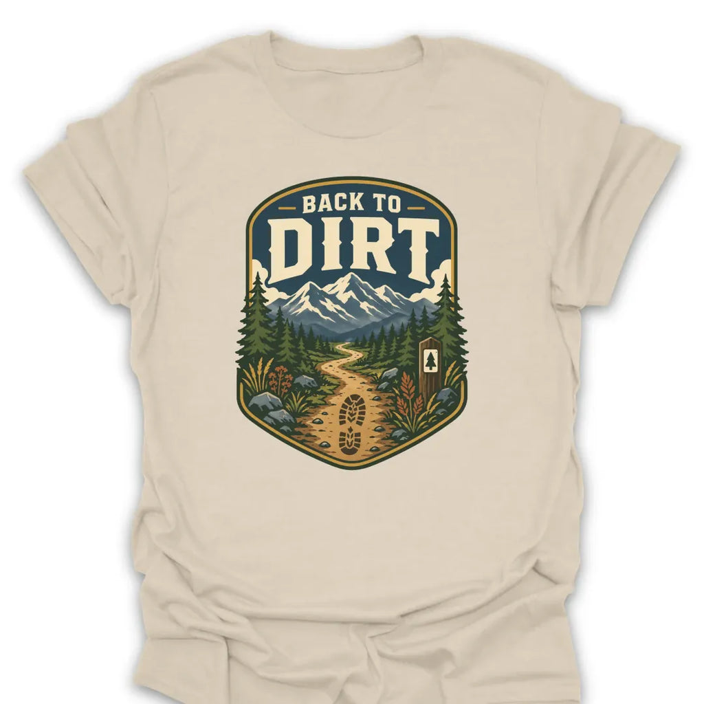 T-Shirt Natural / S Back To Dirt Trail
