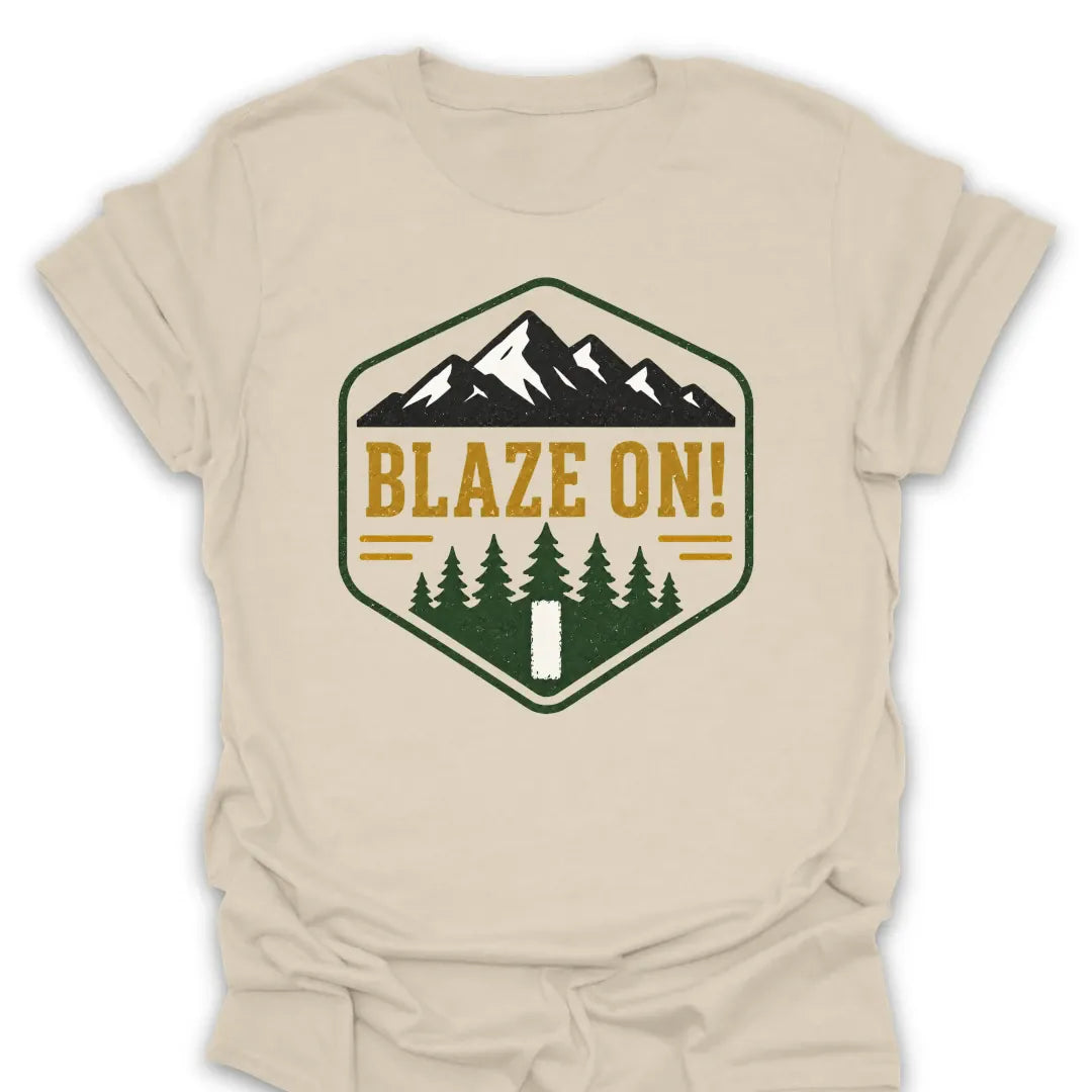 T-Shirt Natural / S Blaze On! T-Shirt