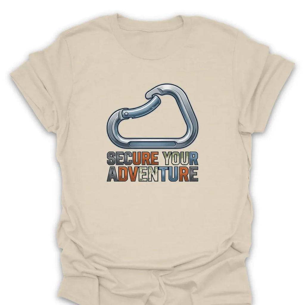 T-Shirt Natural / S Carabiner Adventure T-Shirt