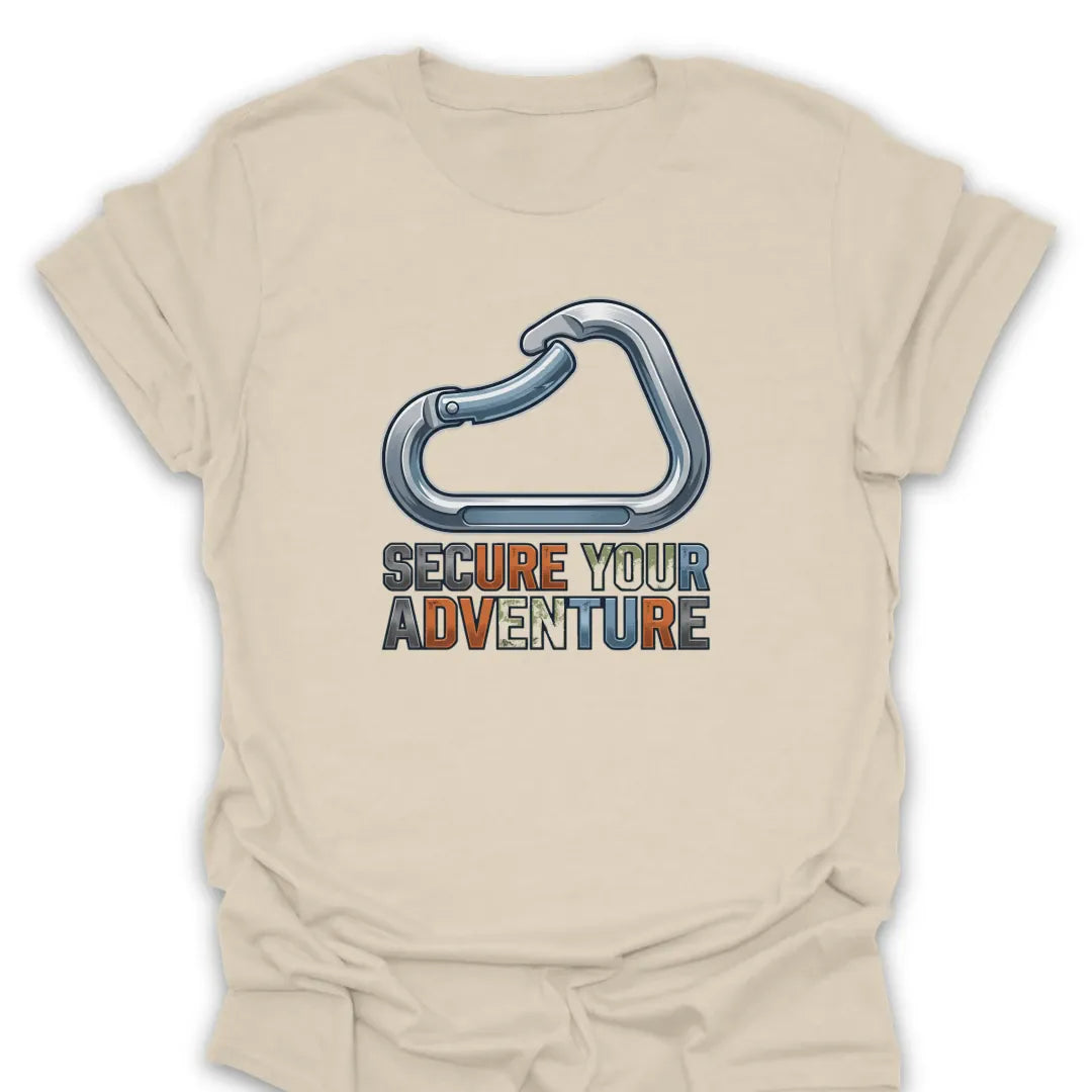 T-Shirt Natural / S Carabiner Adventure T-Shirt