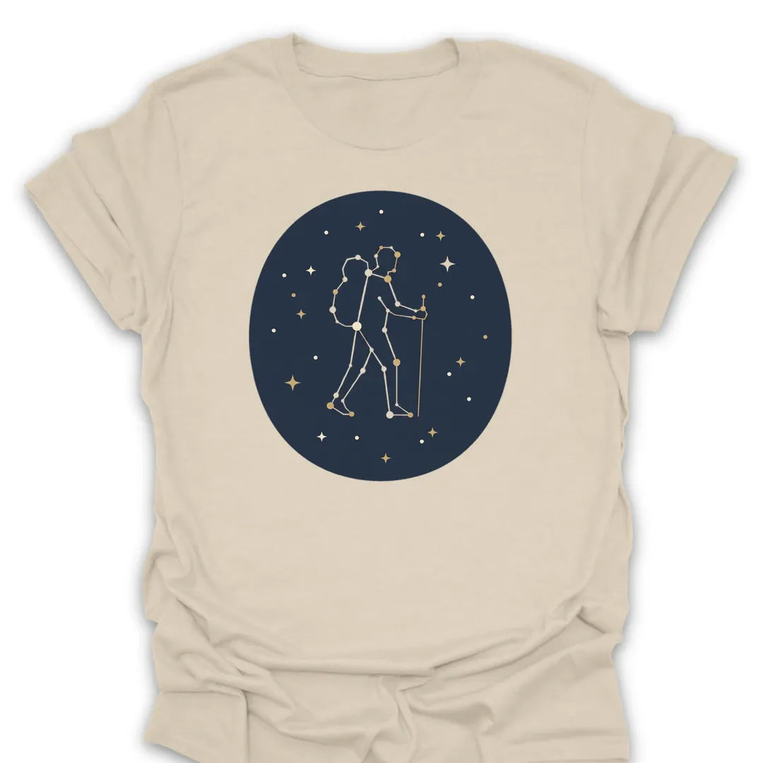 T-Shirt Natural / S Constellation Hiker T-Shirt