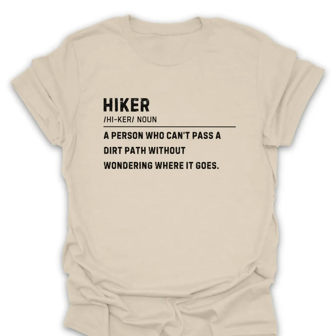 T-Shirt Natural / S Curious Hiker
